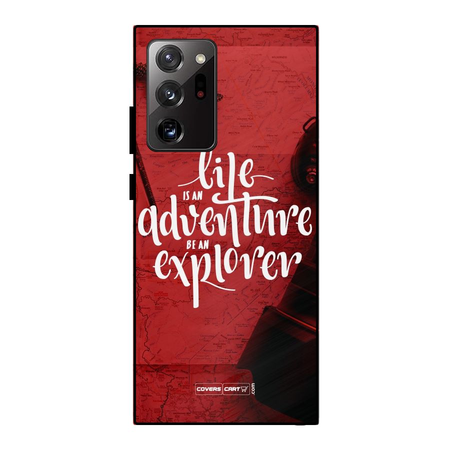 Life Adventure Explorer Metal Back Case for Galaxy Note 20 Ultra