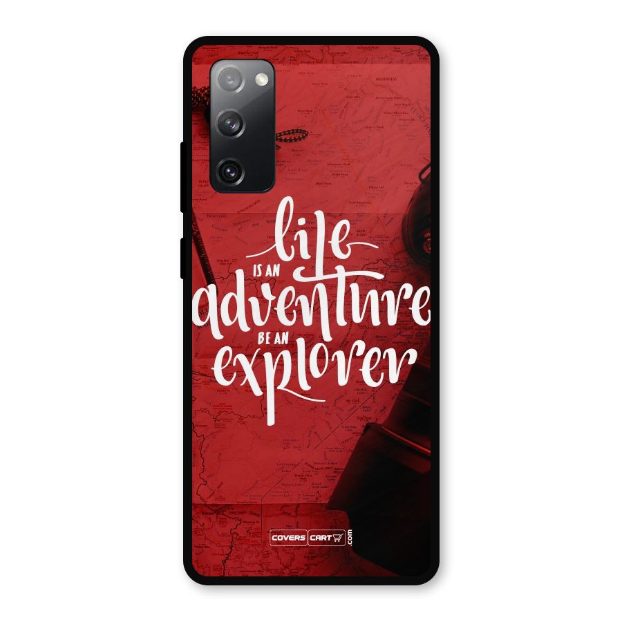 Life Adventure Explorer Metal Back Case for Galaxy S20 FE