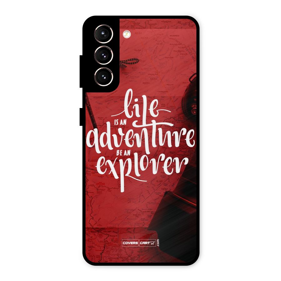 Life Adventure Explorer Metal Back Case for Galaxy S21 5G