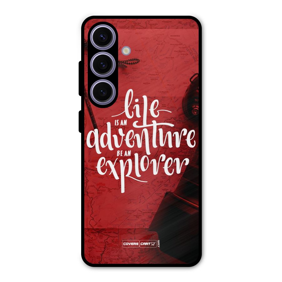 Life Adventure Explorer Metal Back Case for Galaxy S24