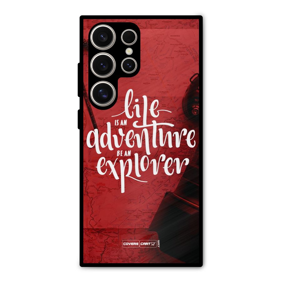 Life Adventure Explorer Metal Back Case for Galaxy S24 Ultra