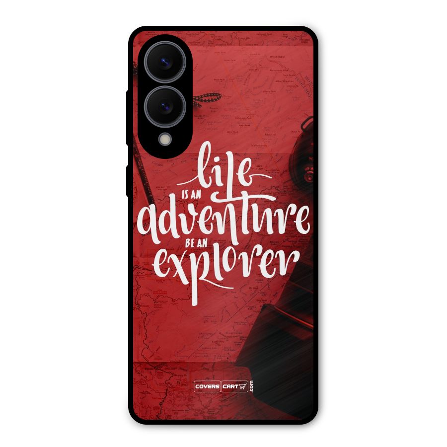 Life Adventure Explorer Metal Back Case for Galaxy S25 Edge