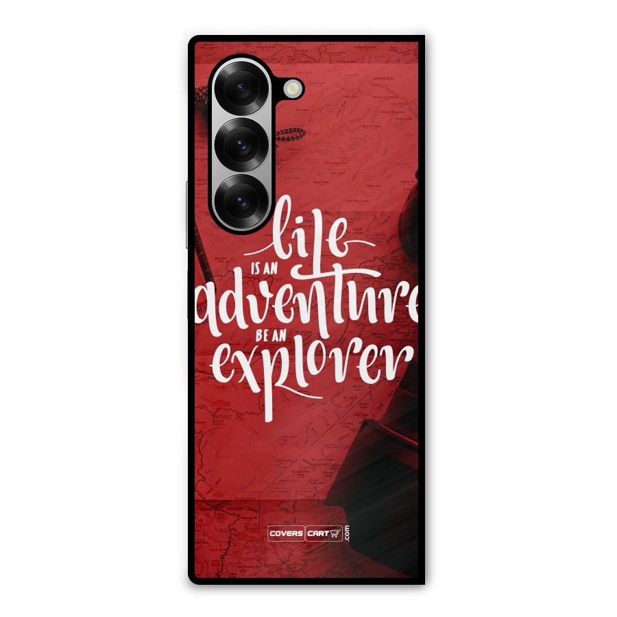 Life Adventure Explorer Metal Back Case for Galaxy Z Fold6