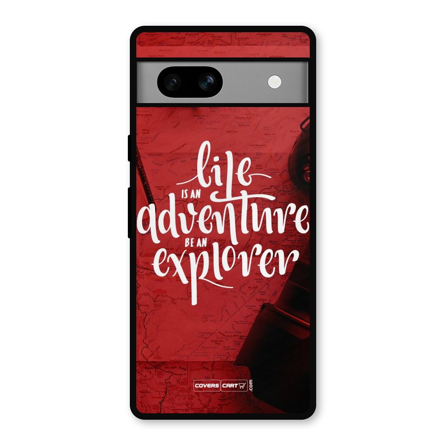 Life Adventure Explorer Metal Back Case for Google Pixel 7a