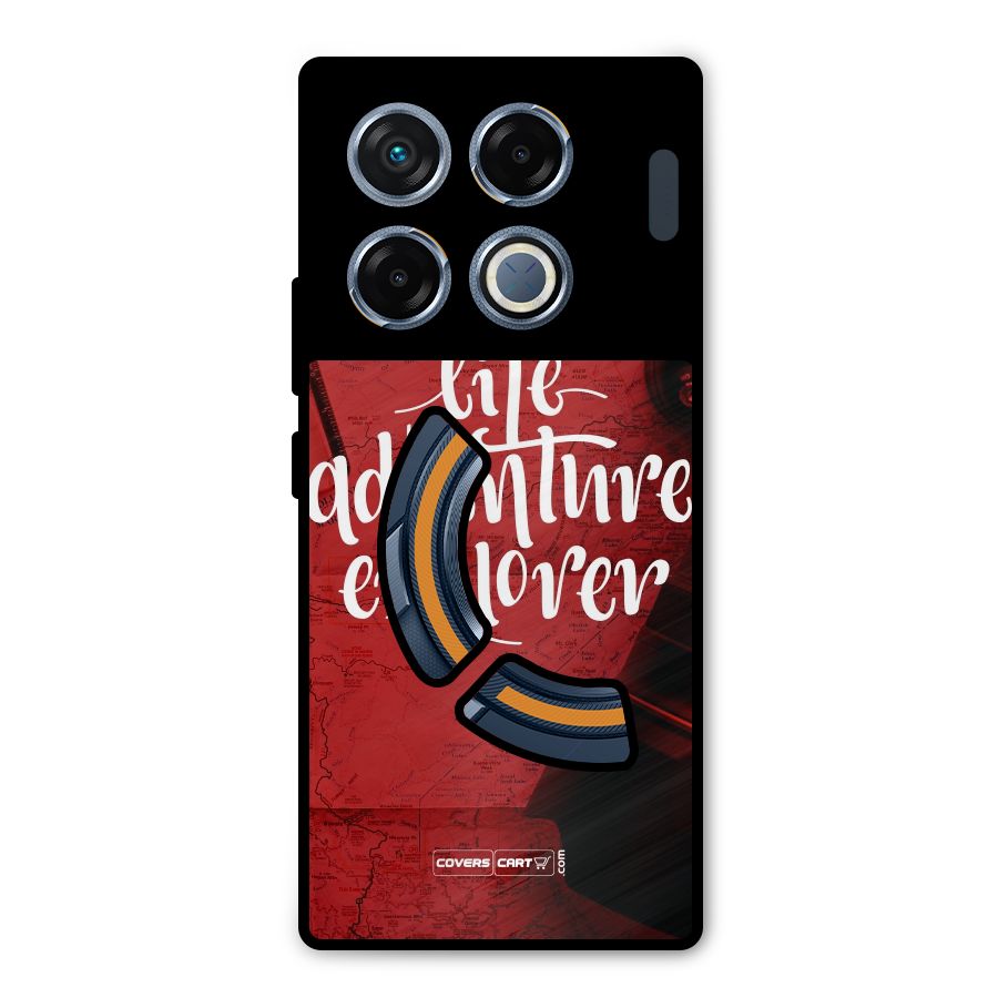 Life Adventure Explorer Metal Back Case for Infinix GT 20 Pro