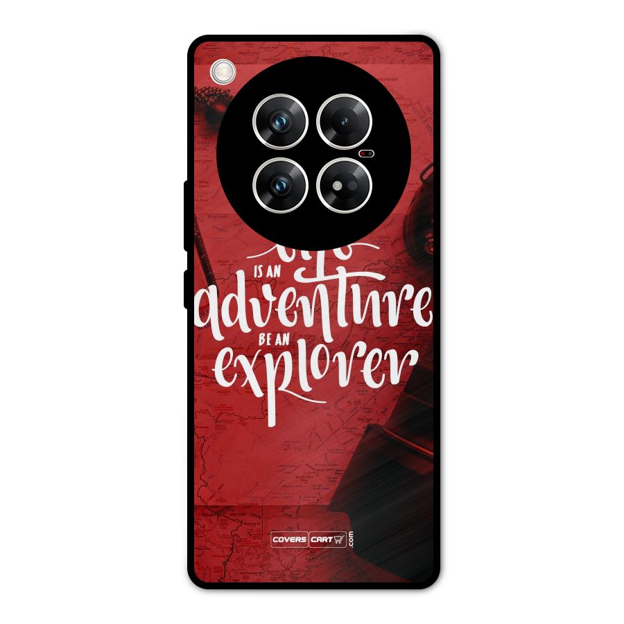 Life Adventure Explorer Metal Back Case for Infinix Zero 40 5G