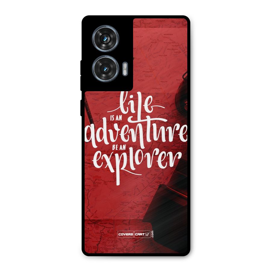 Life Adventure Explorer Metal Back Case for Motorola G96
