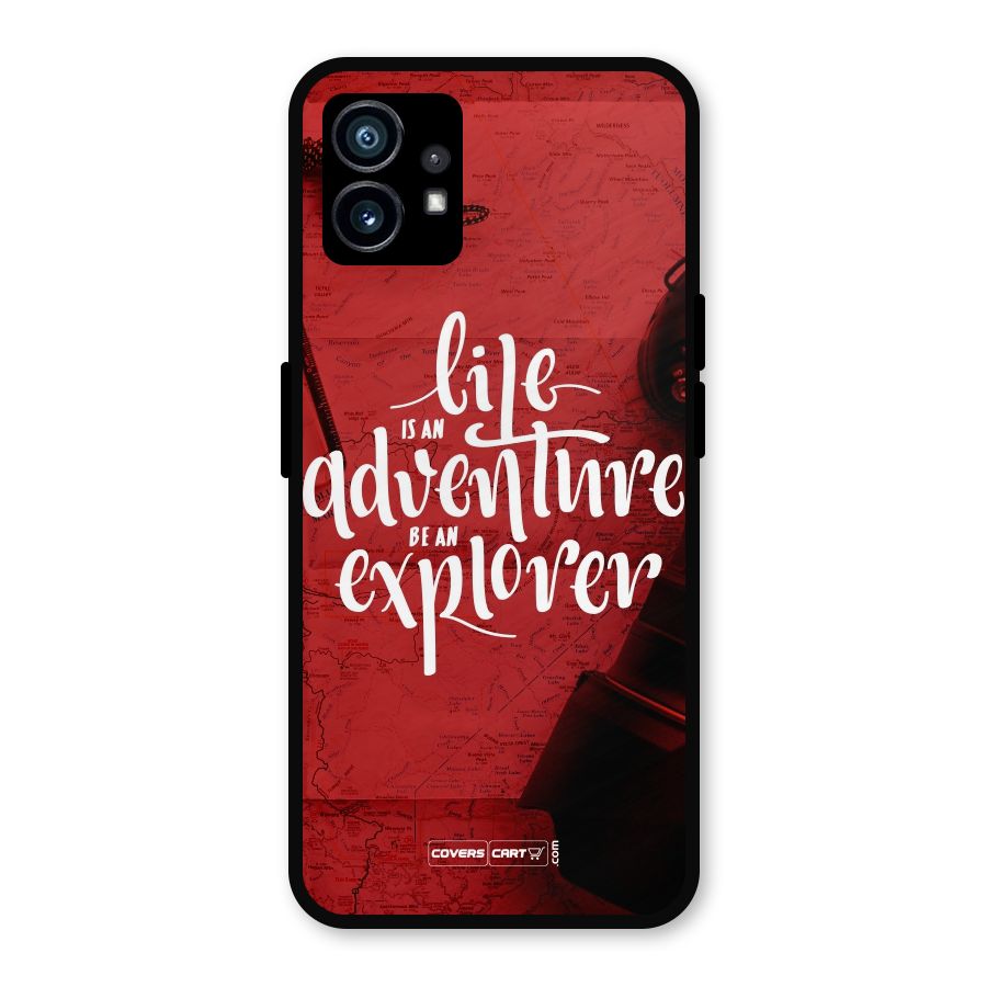 Life Adventure Explorer Metal Back Case for Nothing Phone 1