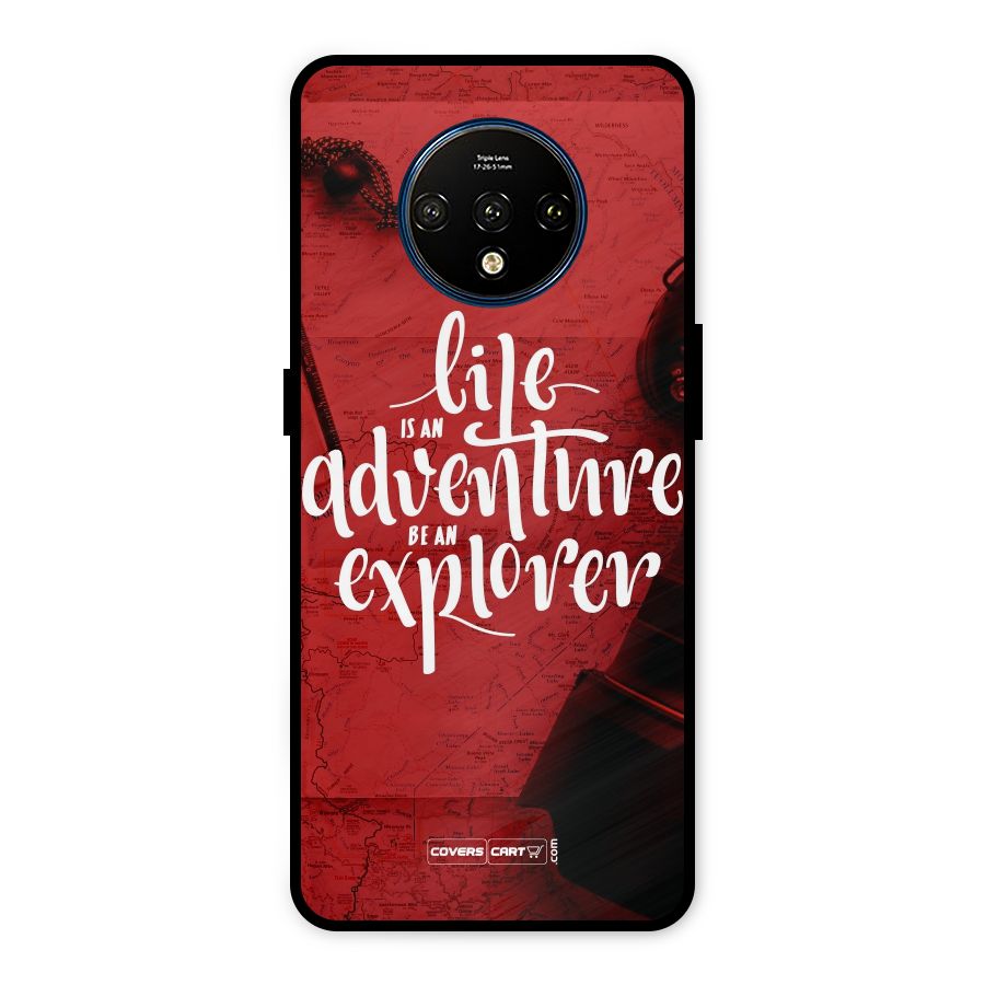Life Adventure Explorer Metal Back Case for OnePlus 7T