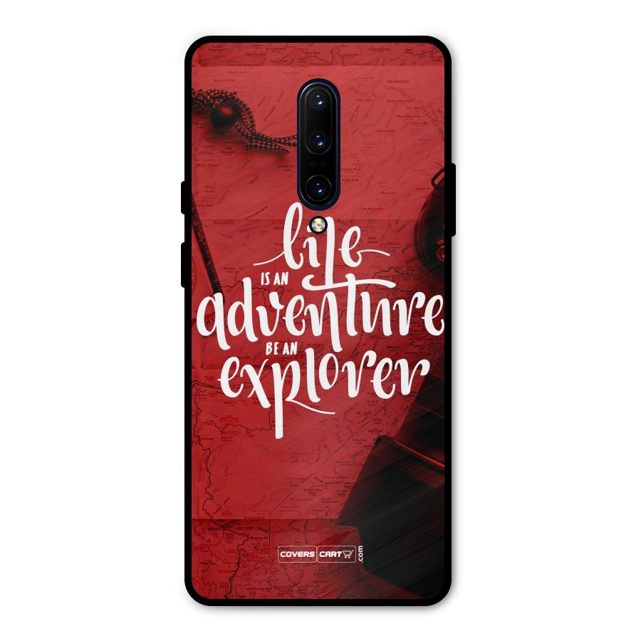 Life Adventure Explorer Metal Back Case for OnePlus 7 Pro