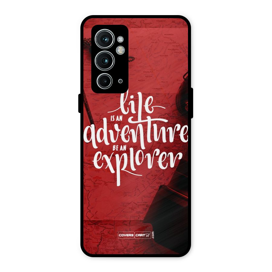 Life Adventure Explorer Metal Back Case for OnePlus 9RT 5G