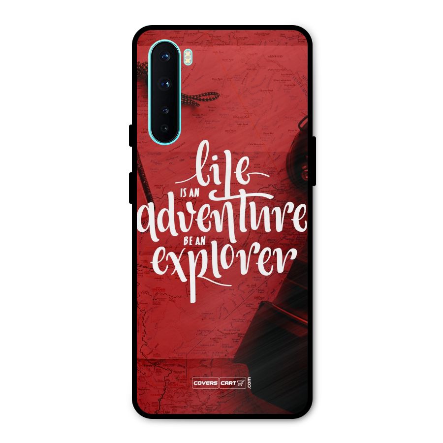 Life Adventure Explorer Metal Back Case for OnePlus Nord