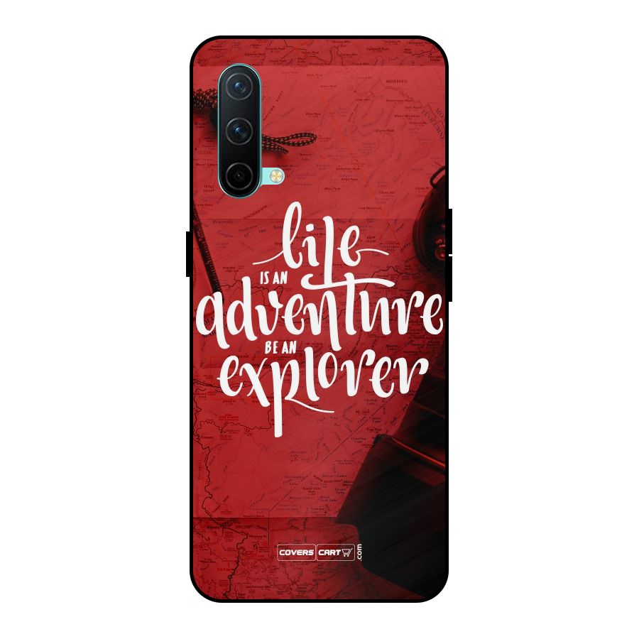 Life Adventure Explorer Metal Back Case for OnePlus Nord CE 5G