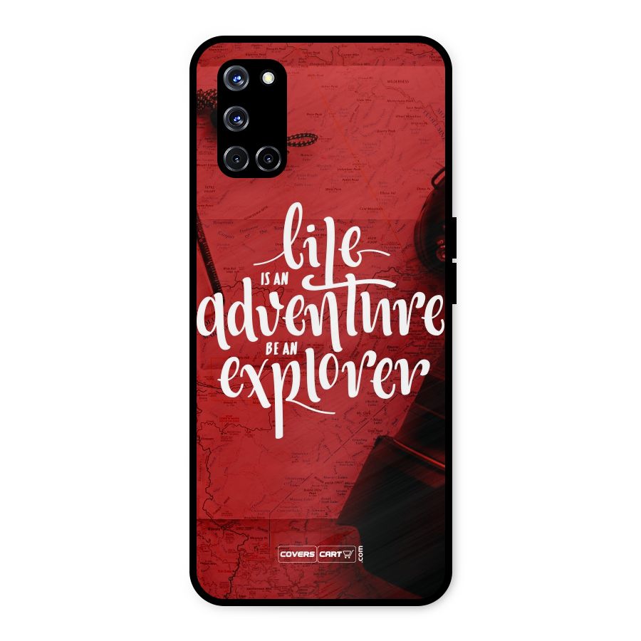 Life Adventure Explorer Metal Back Case for Oppo A52