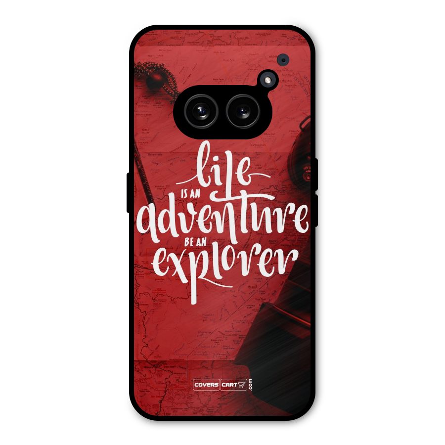 Life Adventure Explorer Metal Back Case for Nothing Phone 2a