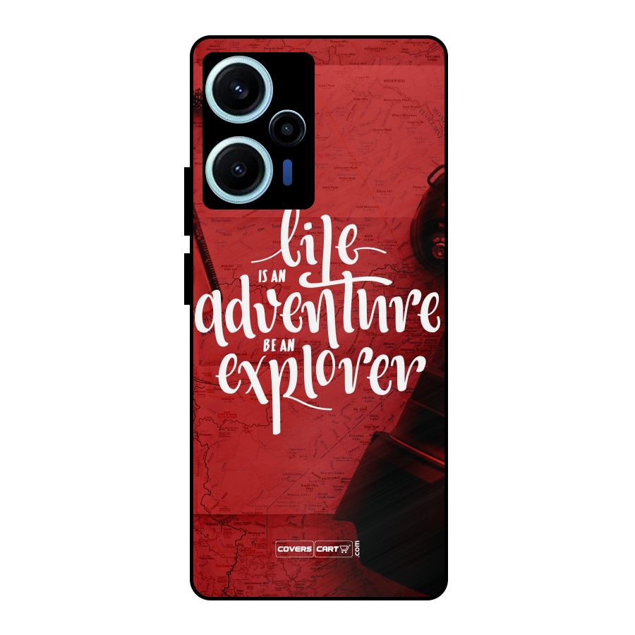 Life Adventure Explorer Metal Back Case for Poco F5