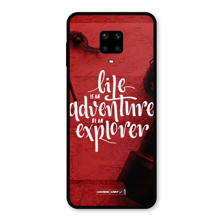 Life Adventure Explorer Metal Back Case for Poco M2 Pro