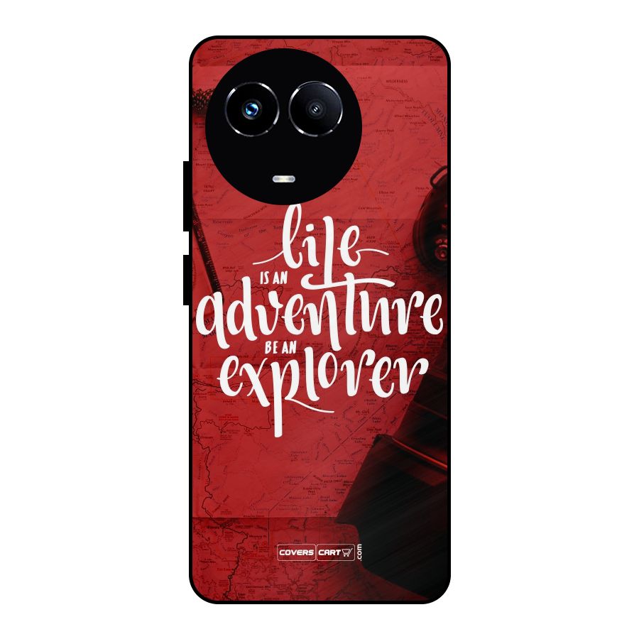 Life Adventure Explorer Metal Back Case for Realme 11 5G