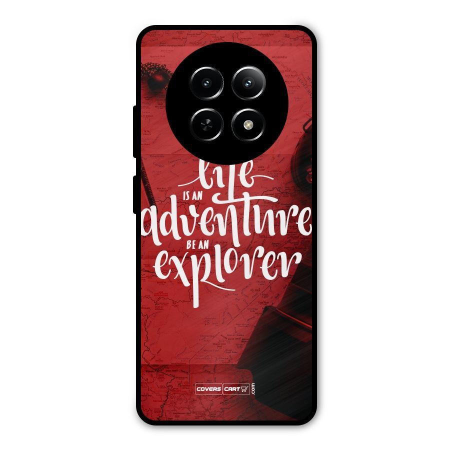 Life Adventure Explorer Metal Back Case for Realme 12 5G