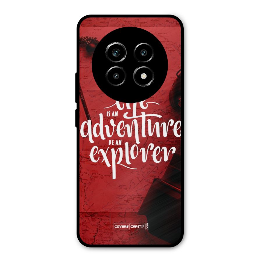 Life Adventure Explorer Metal Back Case for Realme 13 Pro