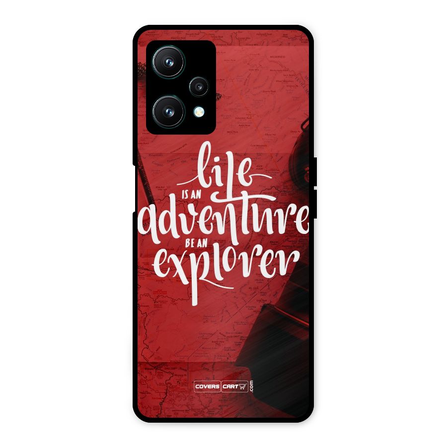 Life Adventure Explorer Metal Back Case for Realme 9 Pro 5G
