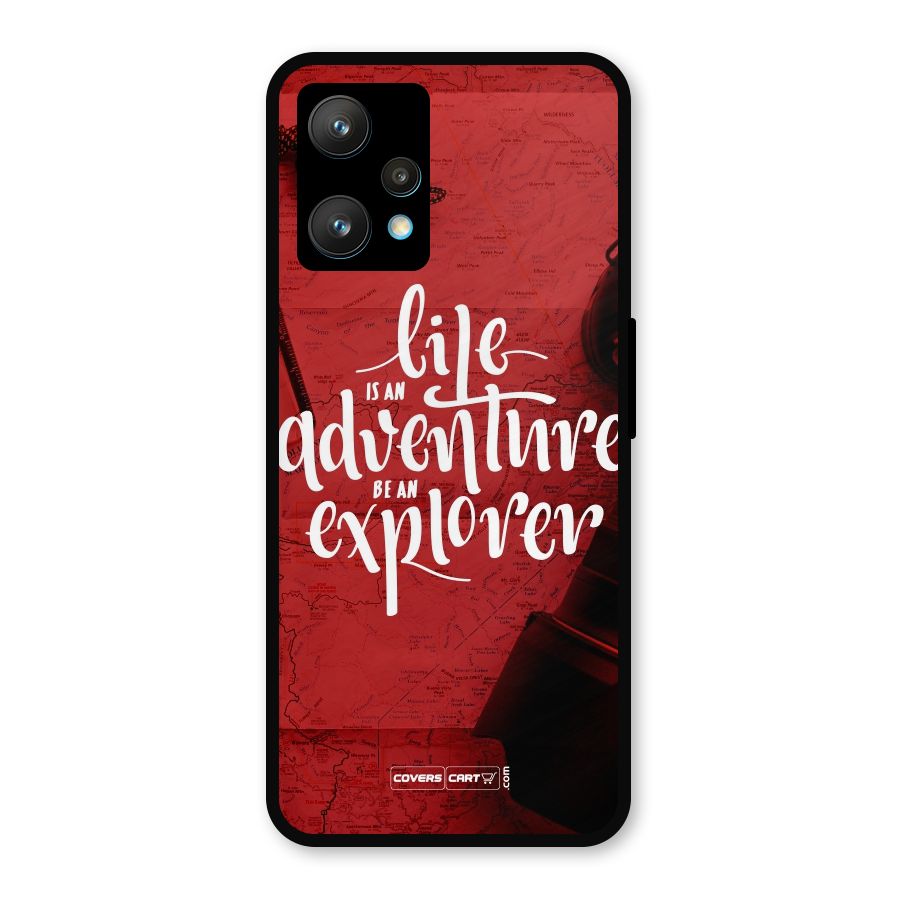 Life Adventure Explorer Metal Back Case for Realme 9 Pro Plus 5G