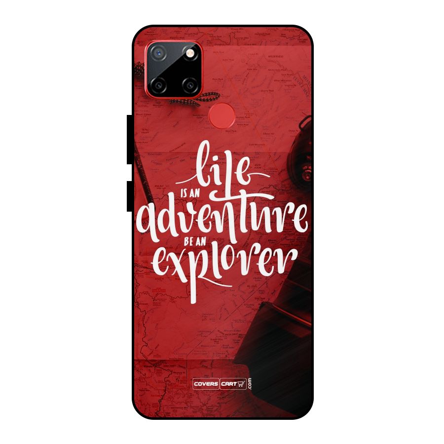 Life Adventure Explorer Metal Back Case for Realme C12