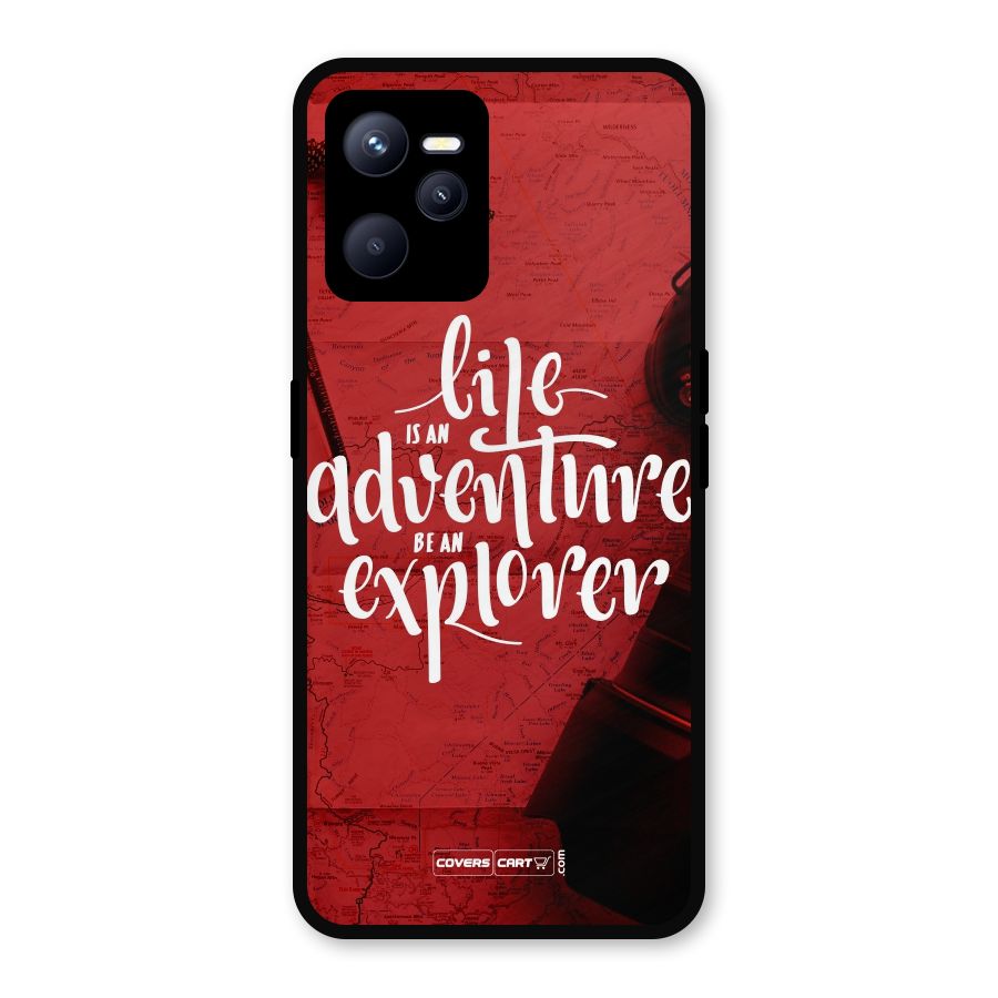 Life Adventure Explorer Metal Back Case for Realme C35