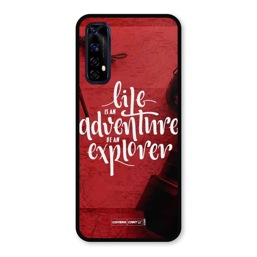 Life Adventure Explorer Metal Back Case for Realme Narzo 20 Pro