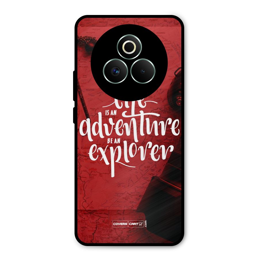 Life Adventure Explorer Metal Back Case for Realme P3 Pro