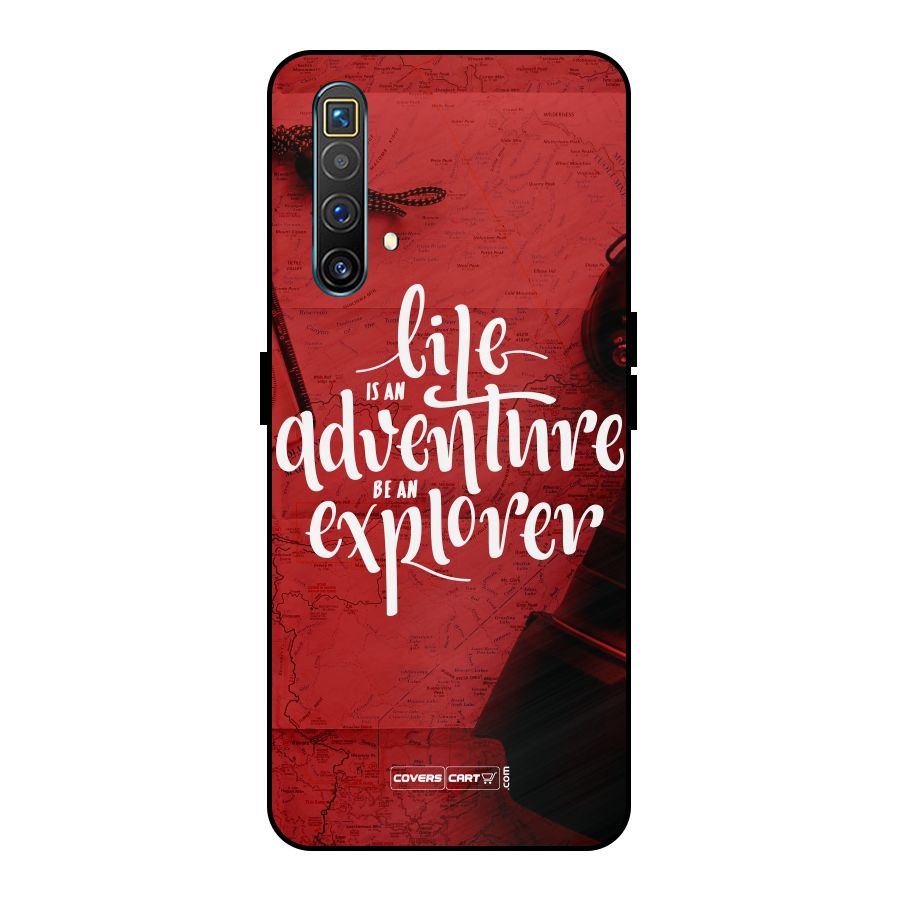 Life Adventure Explorer Metal Back Case for Realme X3 SuperZoom