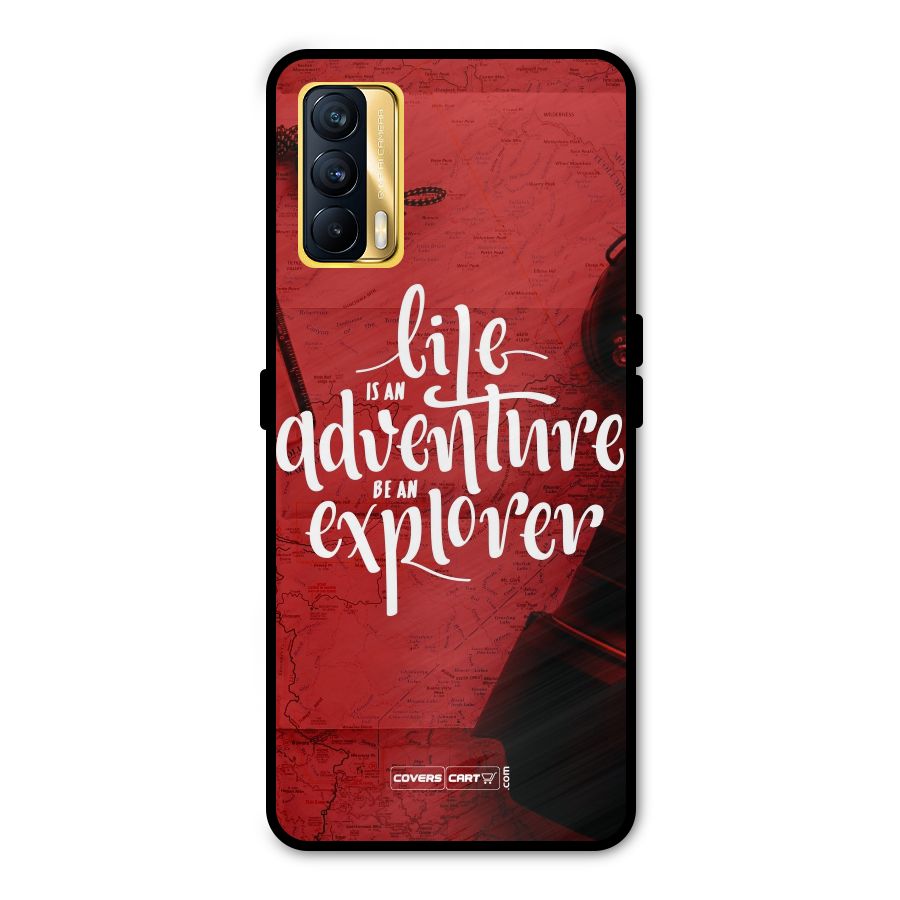 Life Adventure Explorer Metal Back Case for Realme X7
