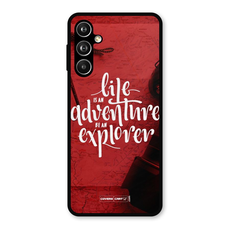 Life Adventure Explorer Metal Back Case for Samsung Galaxy M54
