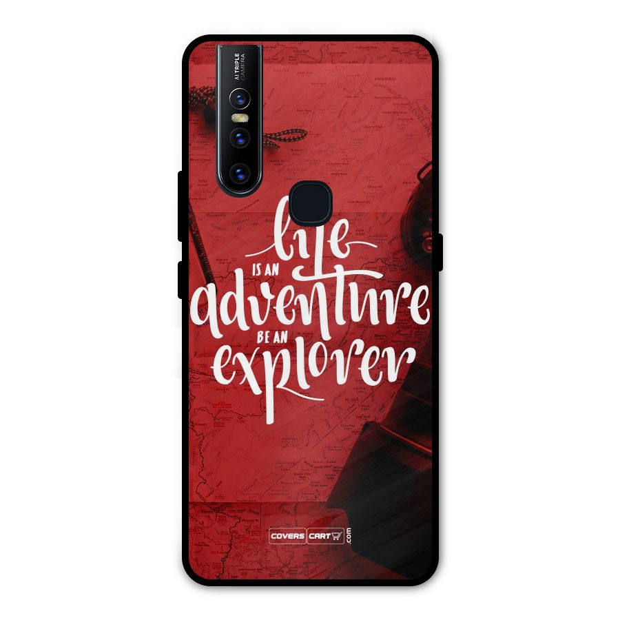 Life Adventure Explorer Metal Back Case for Vivo V15