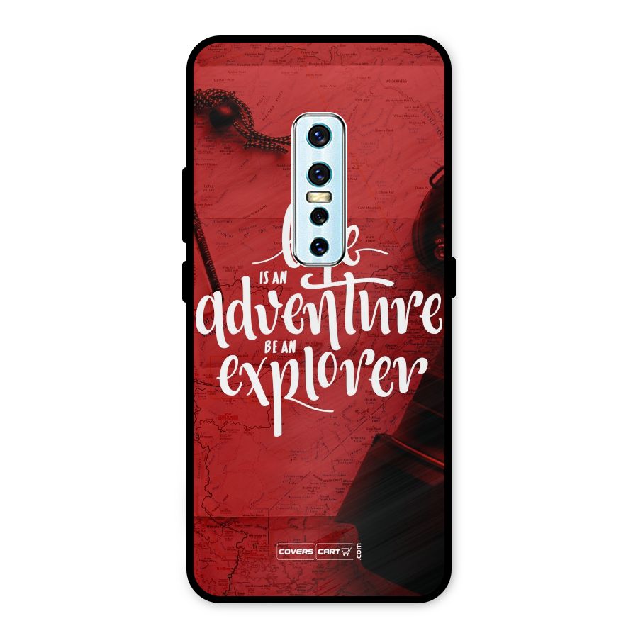 Life Adventure Explorer Metal Back Case for Vivo V17 Pro