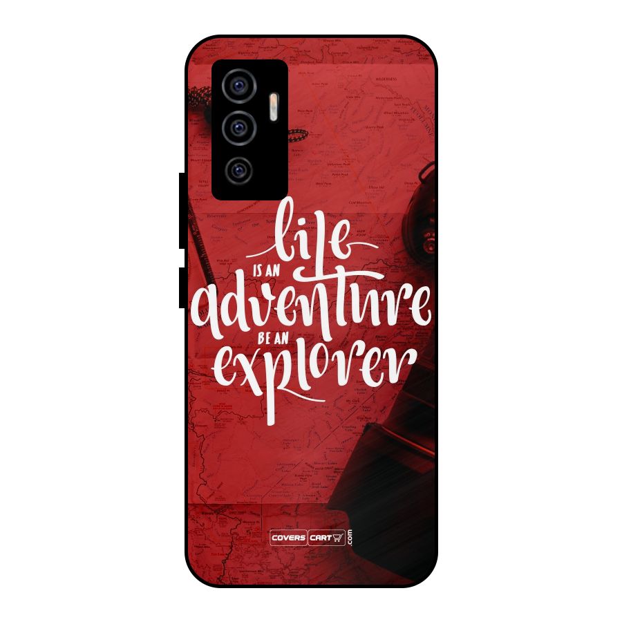 Life Adventure Explorer Metal Back Case for Vivo V23e