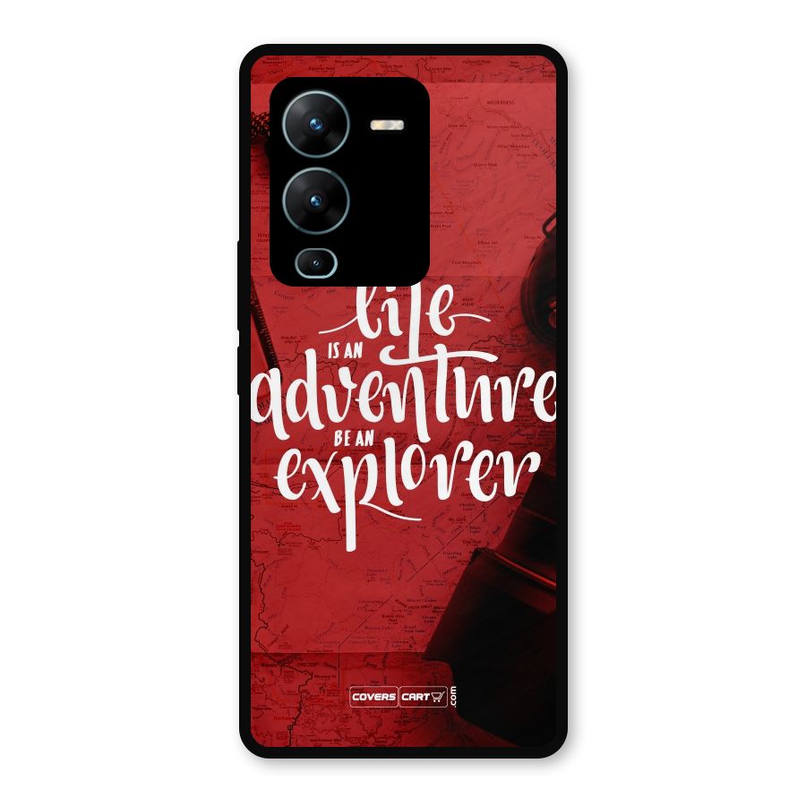 Life Adventure Explorer Metal Back Case for Vivo V25 Pro