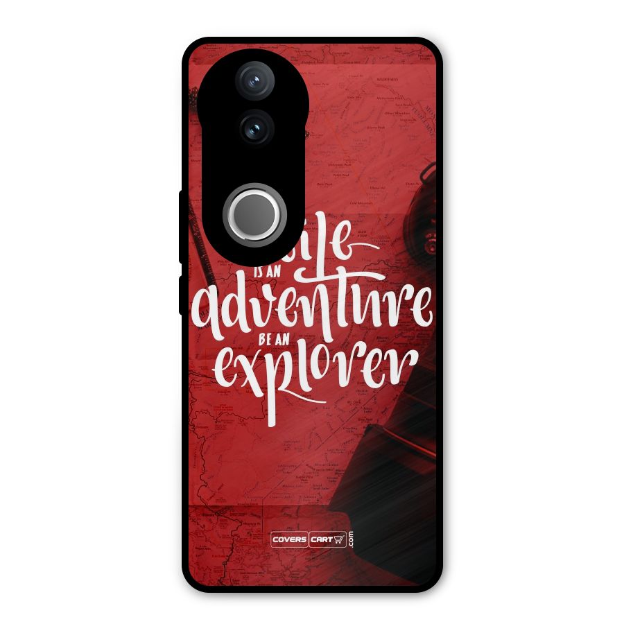 Life Adventure Explorer Metal Back Case for Vivo V50