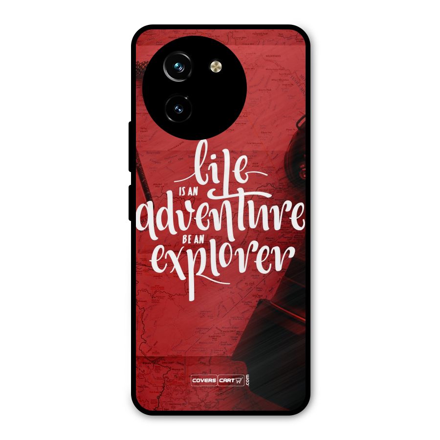Life Adventure Explorer Metal Back Case for Vivo Y200i