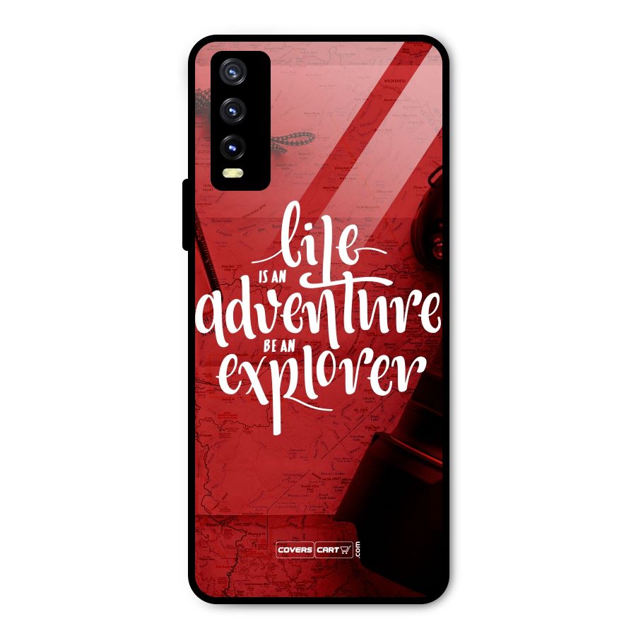 Life Adventure Explorer Metal Back Case for Vivo Y20 2021