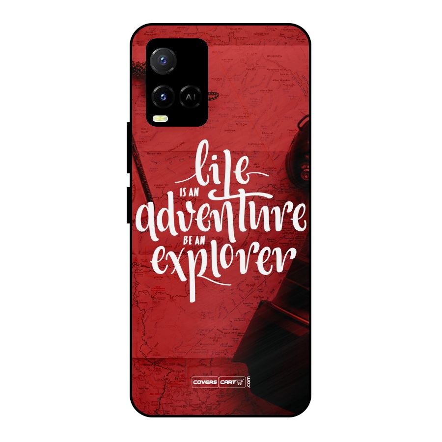 Life Adventure Explorer Metal Back Case for Vivo Y21T
