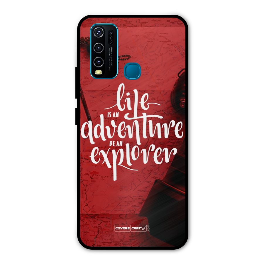 Life Adventure Explorer Metal Back Case for Vivo Y50