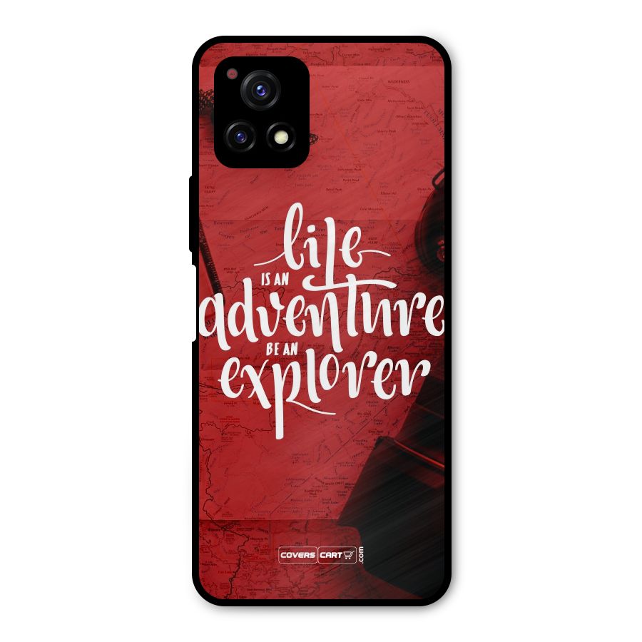 Life Adventure Explorer Metal Back Case for Vivo Y72 5G