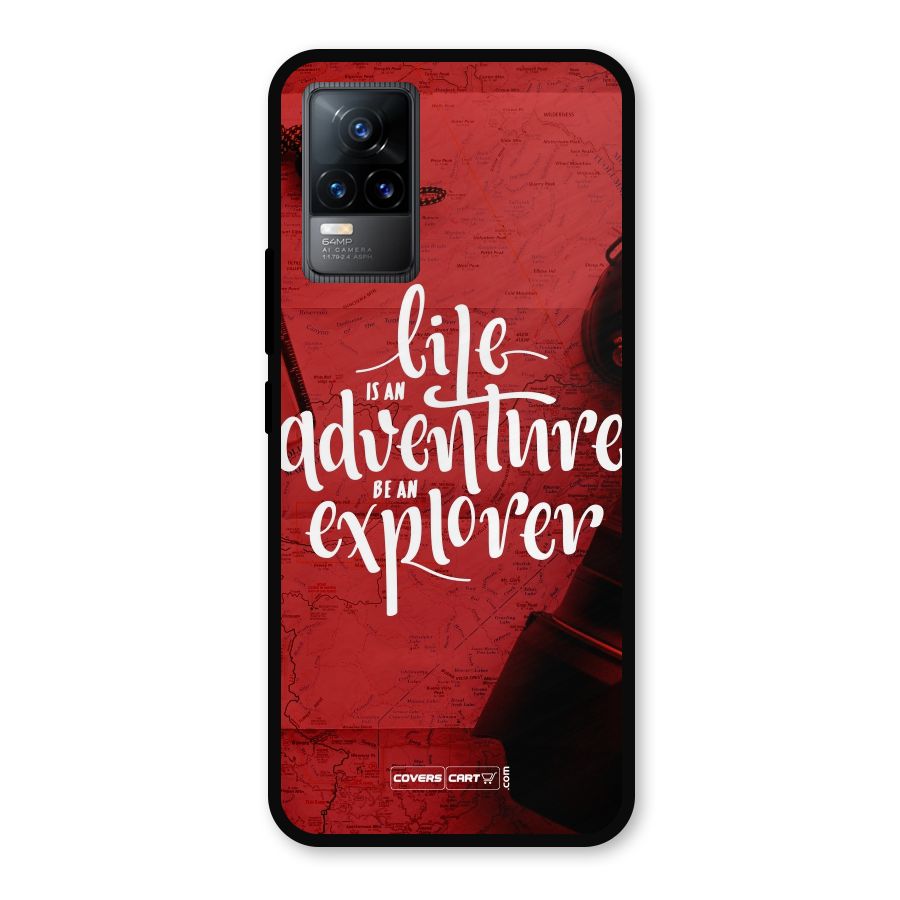 Life Adventure Explorer Metal Back Case for Vivo Y73