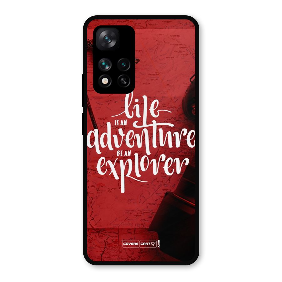 Life Adventure Explorer Metal Back Case for Xiaomi 11i 5G