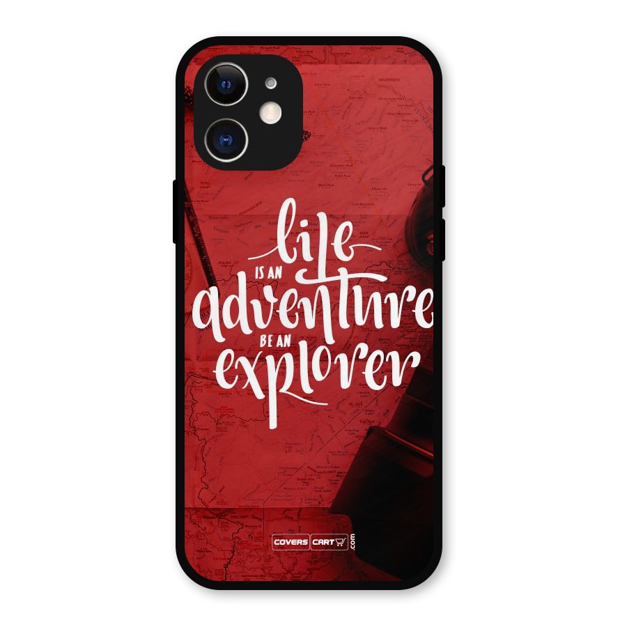 Life Adventure Explorer Metal Back Case for iPhone 12