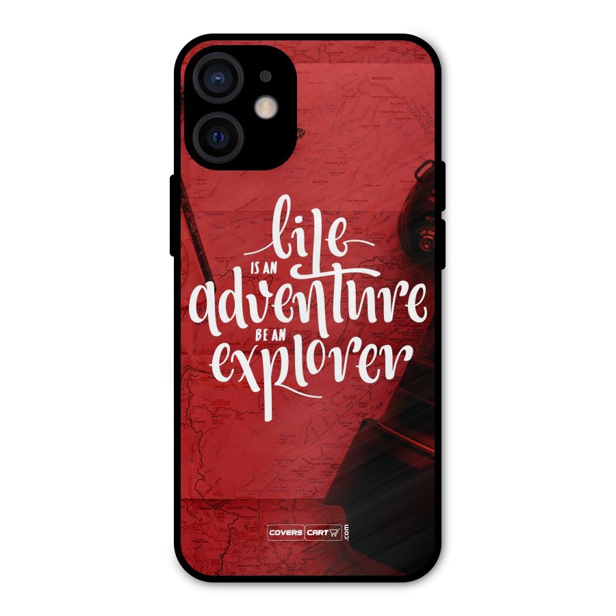 Life Adventure Explorer Metal Back Case for iPhone 12 Mini