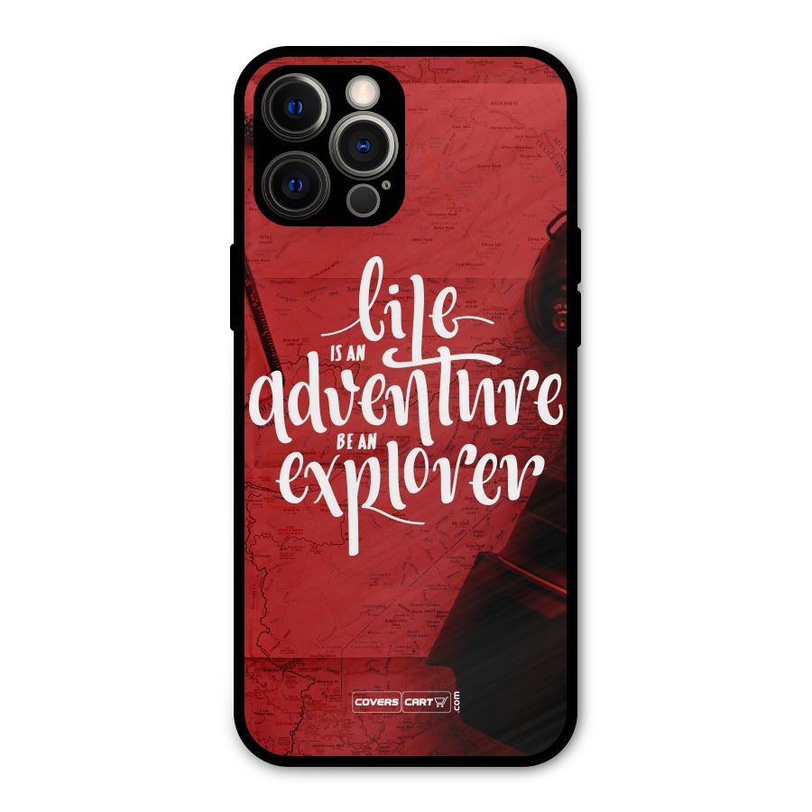 Life Adventure Explorer Metal Back Case for iPhone 12 Pro Max