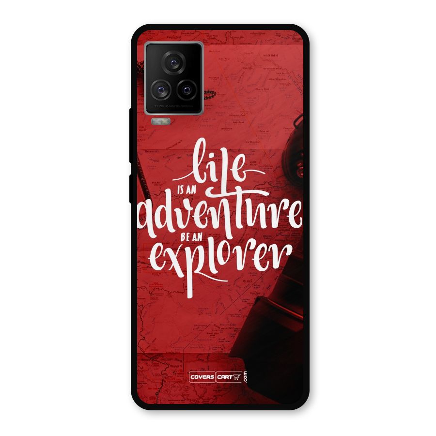 Life Adventure Explorer Metal Back Case for iQOO 7 Legend 5G