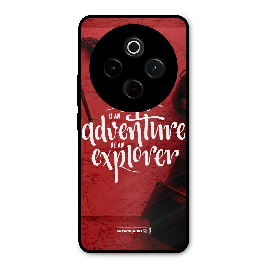 Life Adventure Explorer Metal Back Case for iQOO Z10